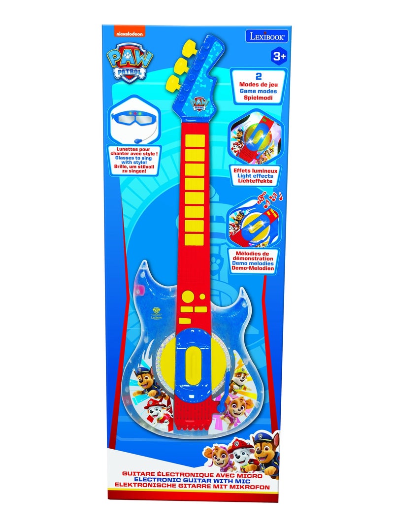 Chitarra elettronica luminosa con microfono di Paw Patrol in forma di occhiali Blu - Kiabi