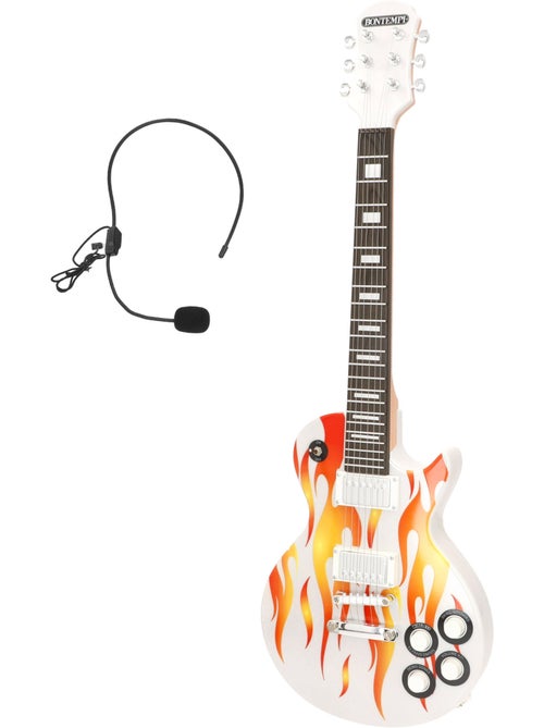 Chitarra elettronica per bambini da 69 cm con microfono ad archetto bontempi - Kiabi