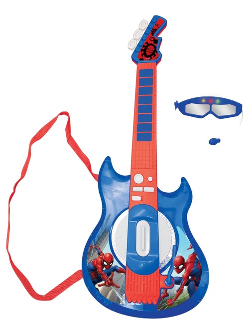 Chitarra elettronica SpiderMan con microfono in forma di occhiali - Kiabi