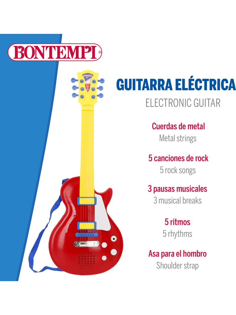 Chitarra rock elettrica giocattolo 56 cm bontempi N/D - Kiabi
