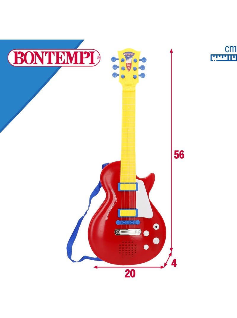 Chitarra rock elettrica giocattolo 56 cm bontempi N/D - Kiabi