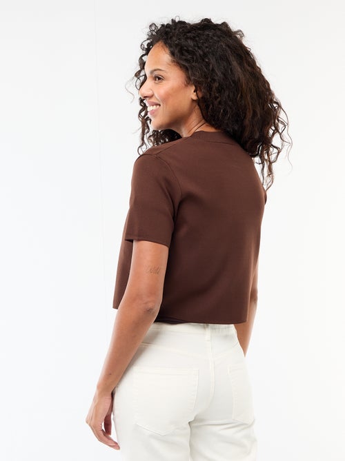 Chiusura con gioiello dorato al collo - Kiabi