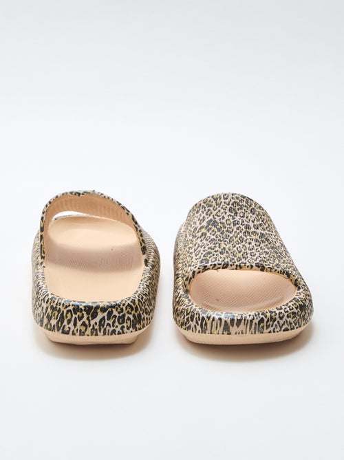 Ciabatta da piscina con stampa leopardata - Kiabi