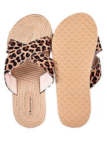 Ciabatta donna LEOPARD