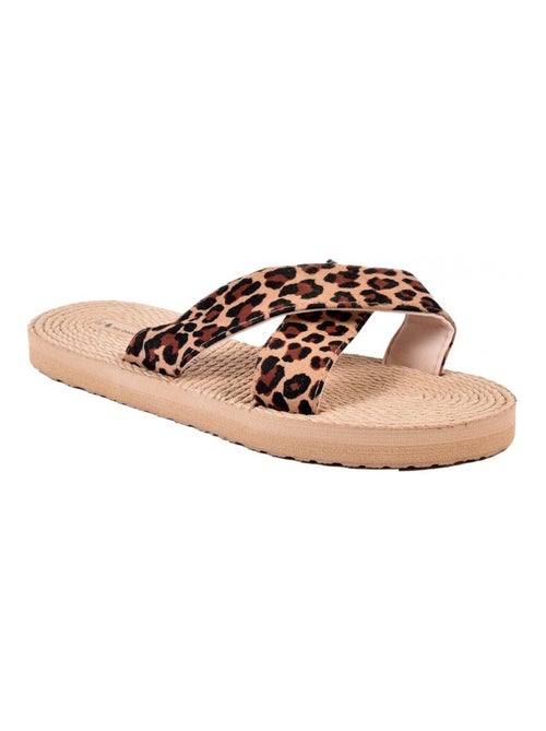 Ciabatta donna LEOPARD - Kiabi Ciabatta donna LEOPARD - Kiabi