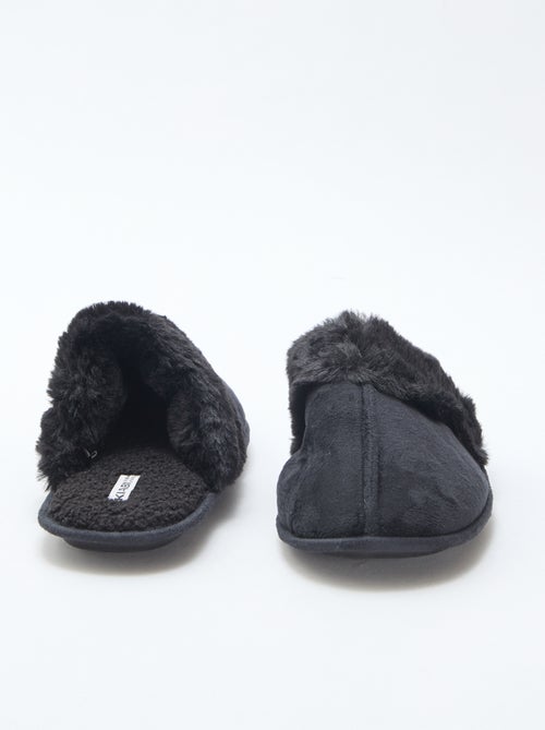 Ciabatte a sabot in finta pelliccia - Kiabi