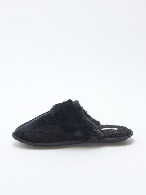 Ciabatte a sabot in finta pelliccia - Kiabi