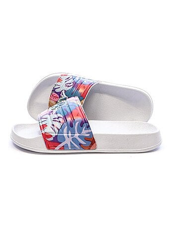 Ciabatte Bambina Kappa con Fiori e Logo