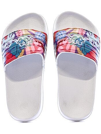 Ciabatte Bambina Kappa con Fiori e Logo