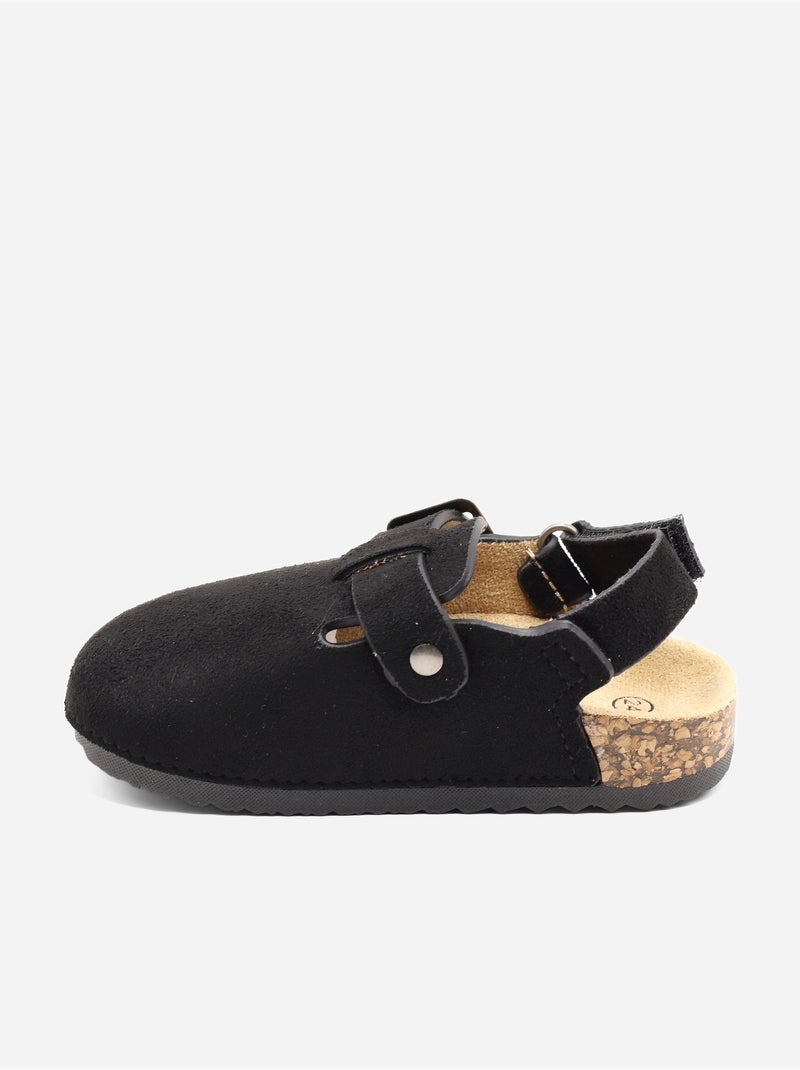 Ciabatte con chiusura a velcro Nero - Kiabi