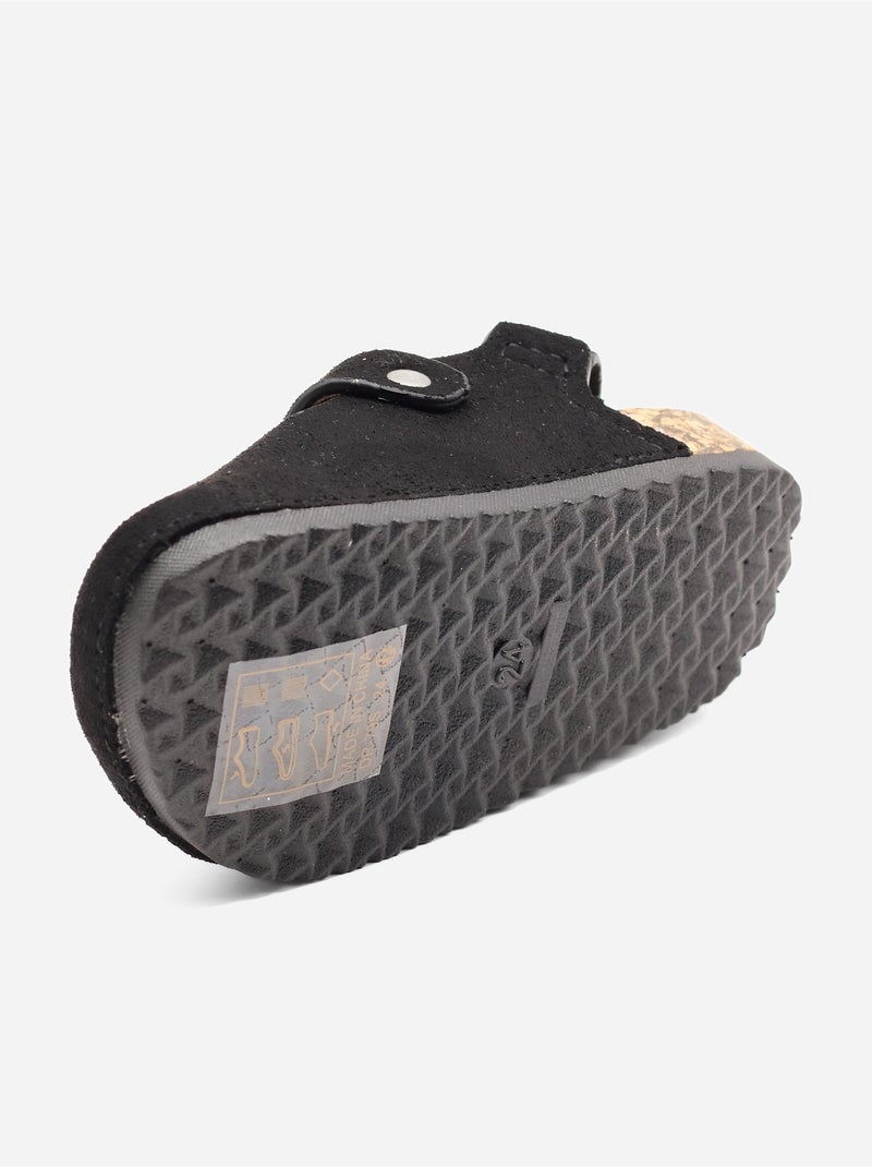 Ciabatte con chiusura a velcro Nero - Kiabi