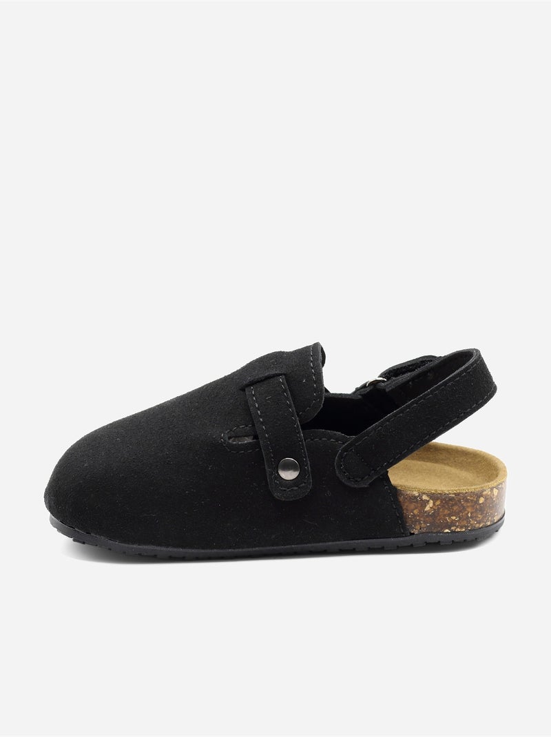 Ciabatte con chiusura a velcro Nero - Kiabi