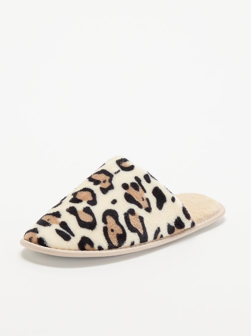 Ciabatte con stampa leopardata - Kiabi Ciabatte con stampa leopardata - Kiabi