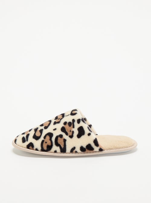 Ciabatte con stampa leopardata - Kiabi Ciabatte con stampa leopardata - Kiabi