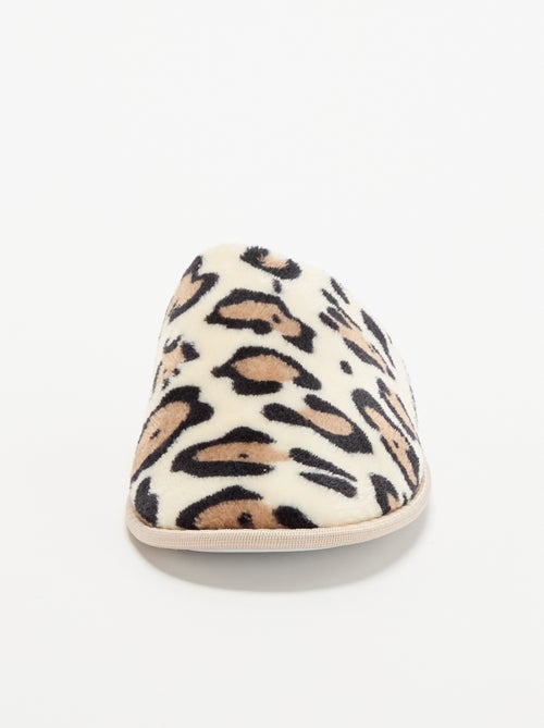 Ciabatte con stampa leopardata - Kiabi Ciabatte con stampa leopardata - Kiabi