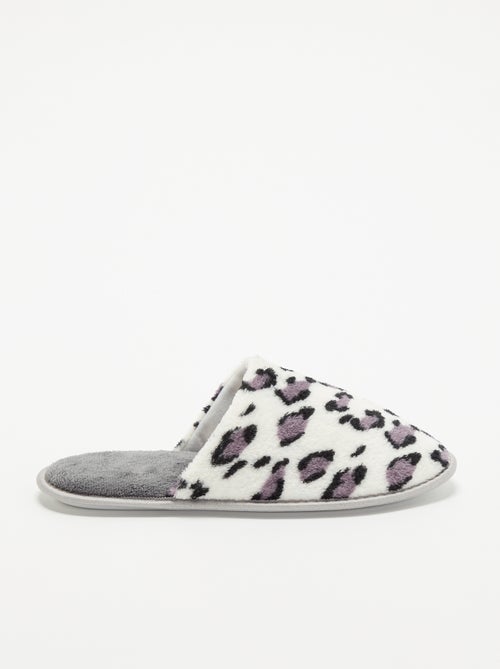 Ciabatte con stampa leopardata - Kiabi Ciabatte con stampa leopardata - Kiabi