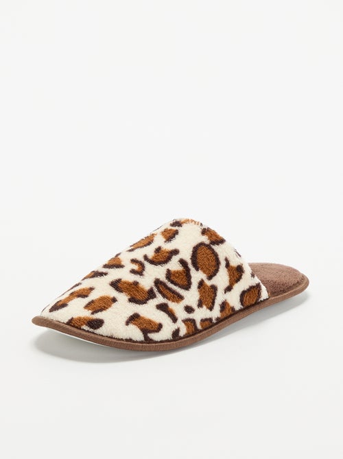 Ciabatte con stampa leopardata - Kiabi Ciabatte con stampa leopardata - Kiabi