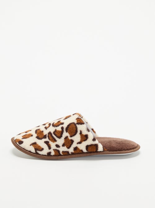 Ciabatte con stampa leopardata - Kiabi Ciabatte con stampa leopardata - Kiabi