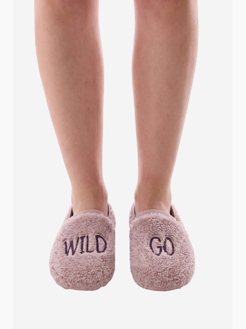 Ciabatte con stampa wild slogan penti - Kiabi