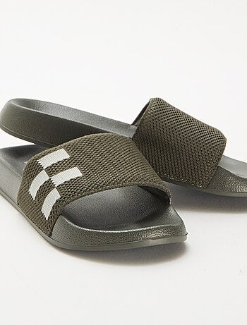 Ciabatte da piscina con fascia in mesh