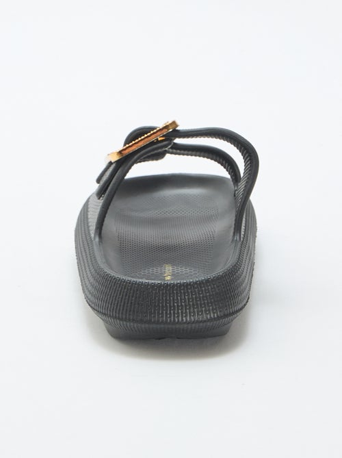 Ciabatte da piscina con fibbie in strass - Kiabi
