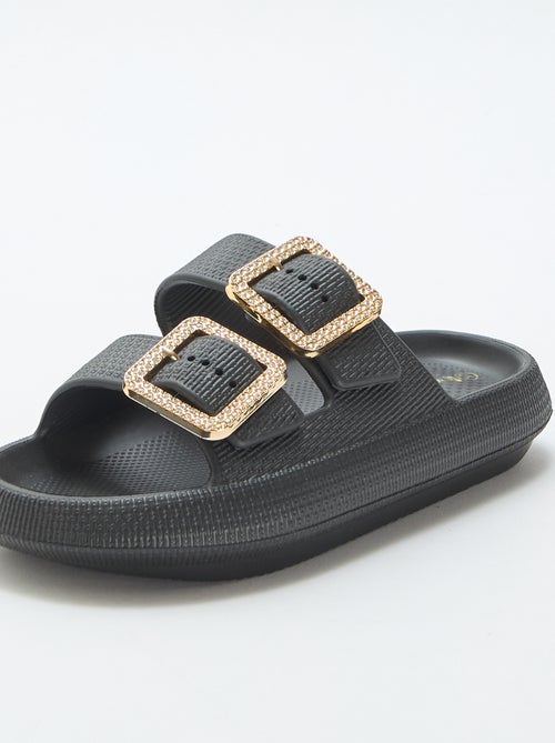 Ciabatte da piscina con fibbie in strass - Kiabi