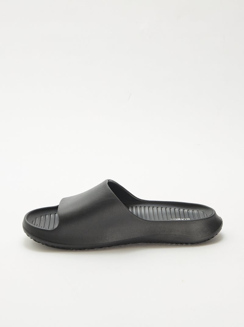 Ciabatte da piscina con zeppa Nero - Kiabi