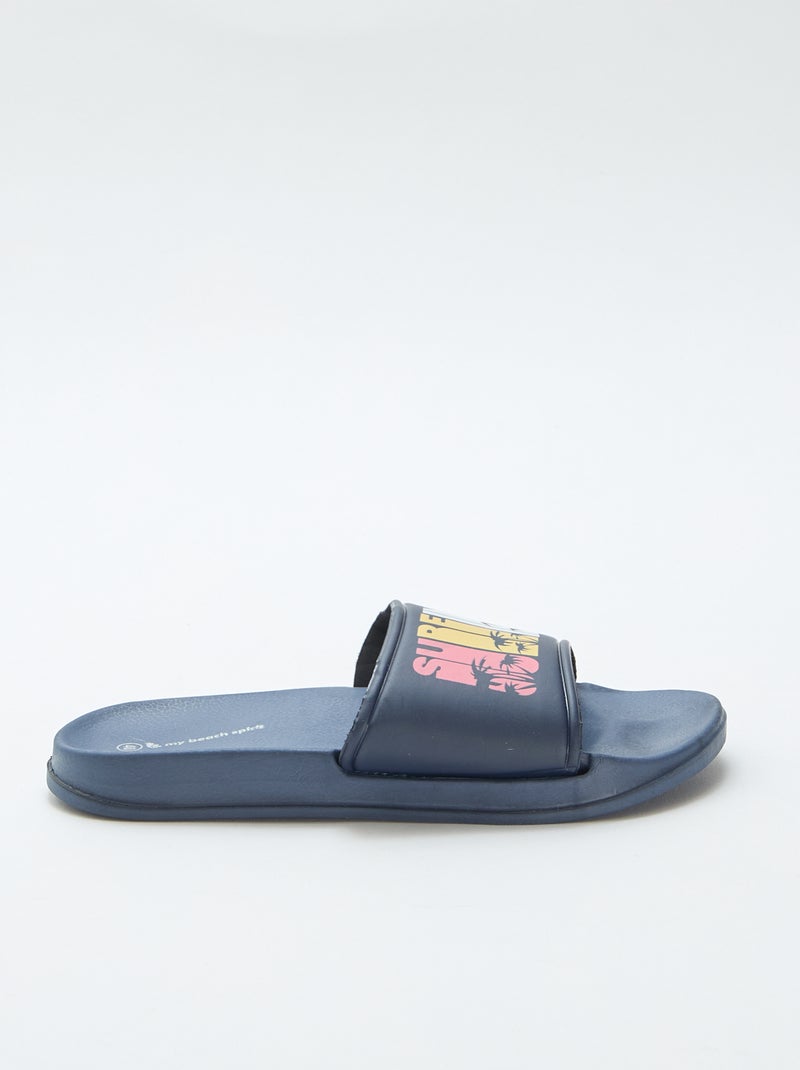 Ciabatte da piscina 'surfing' Blu - Kiabi