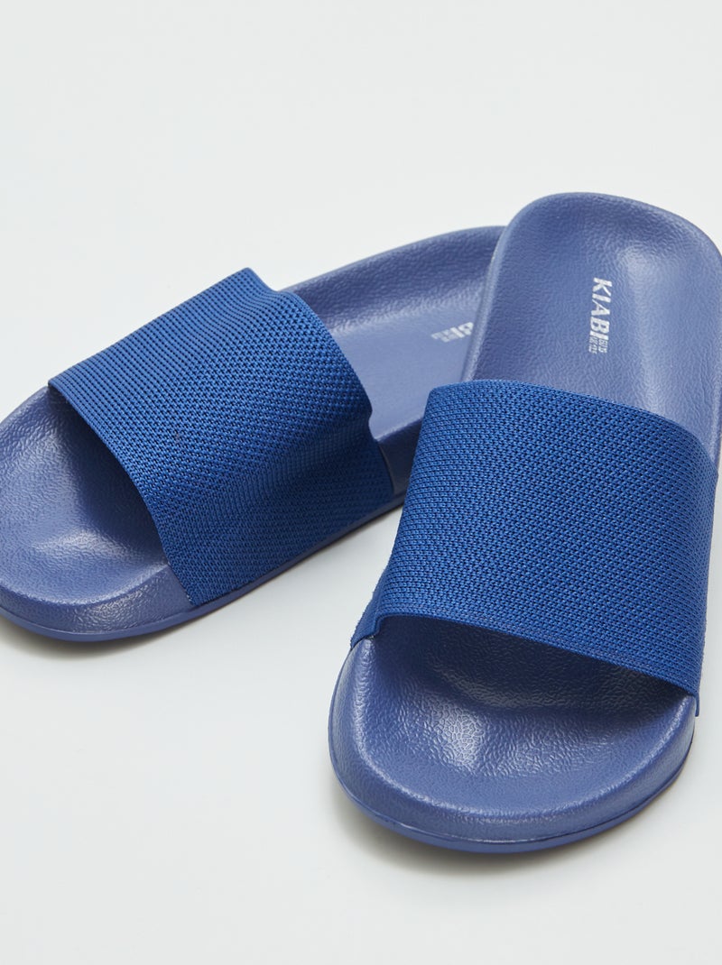 Ciabatte da piscina tinta unita BLU - Kiabi