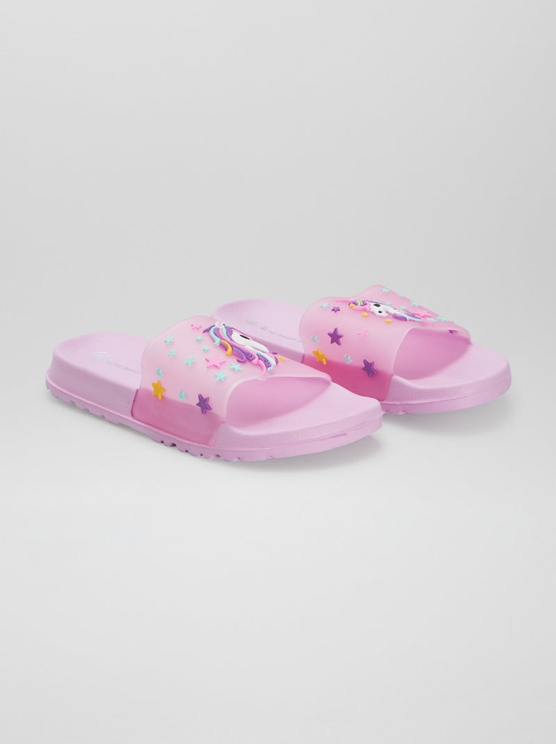 Ciabatte da piscina Unicorno ROSA - Kiabi