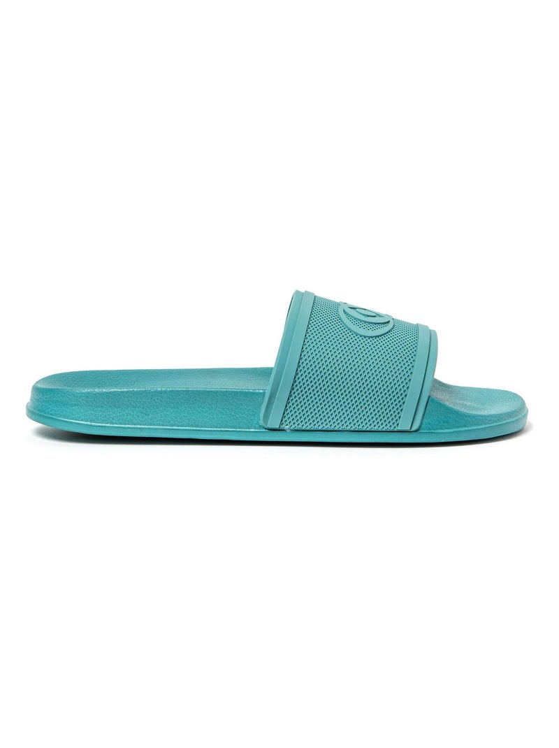Ciabatte da piscina Unisex suola in gomma Turchese - Kiabi