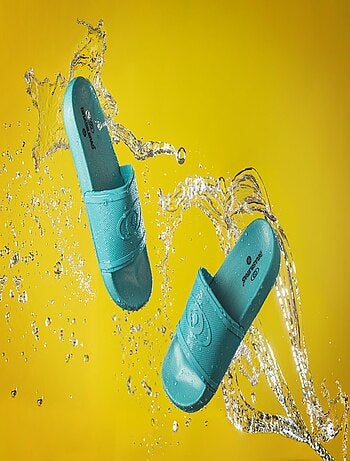 Ciabatte da piscina Unisex suola in gomma