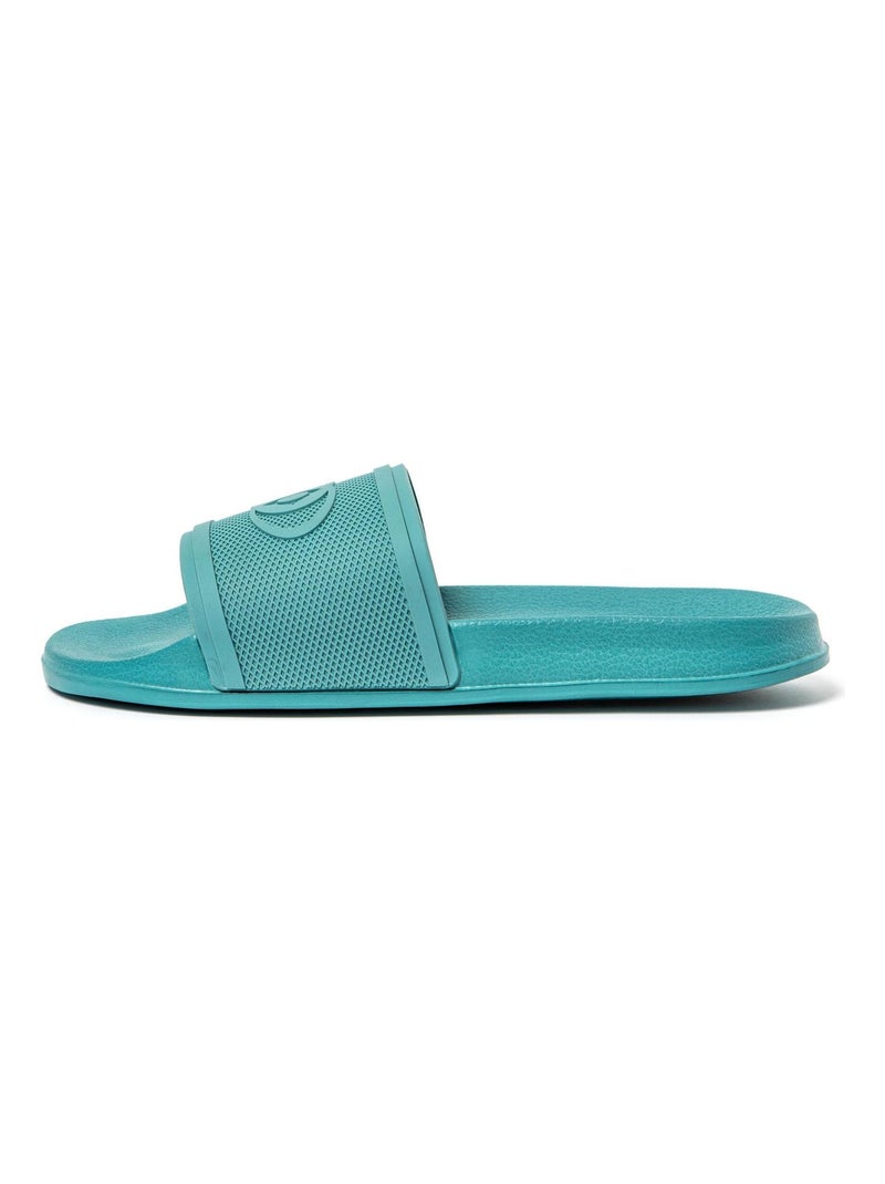 Ciabatte da piscina Unisex suola in gomma Turchese - Kiabi