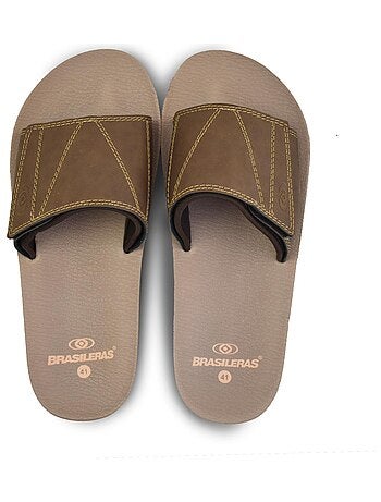 Ciabatte da piscina uomo Brasileras suola in gomma