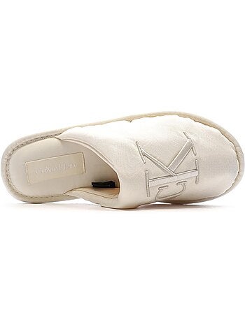 Ciabatte Donna Calvin Klein Jeans in Raso Effetto Moiré