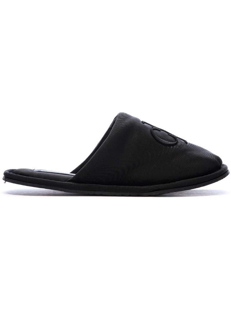 Ciabatte Donna Calvin Klein Jeans in Raso Effetto Moiré Nero - Kiabi
