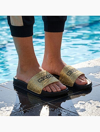 Ciabatte Donna Piscina Glitter Glossy Leopardo KAPPA