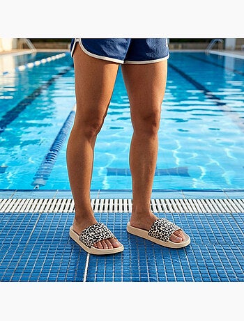 Ciabatte Donna Piscina Glitter Glossy Leopardo KAPPA