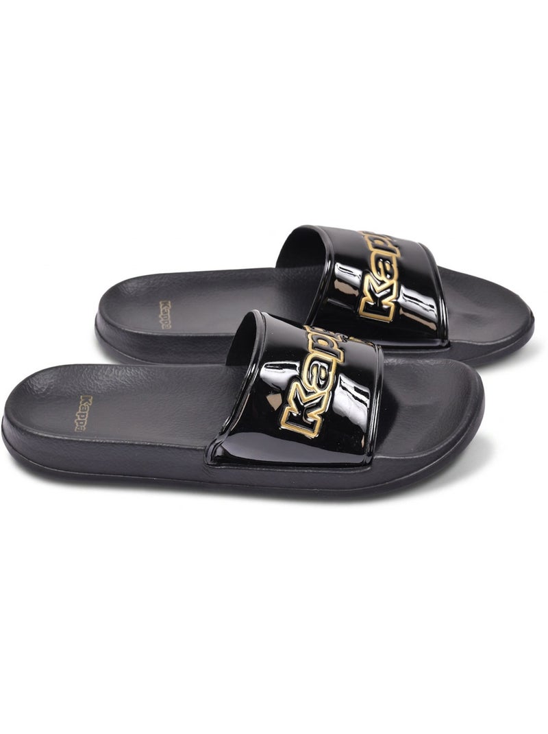 Ciabatte Donna Piscina Glitter Glossy Leopardo KAPPA Nero - Kiabi