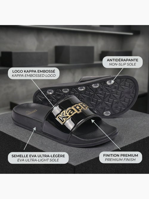 Ciabatte Donna Piscina Glitter Glossy Leopardo KAPPA - Kiabi Ciabatte Donna Piscina Glitter Glossy Leopardo KAPPA - Kiabi