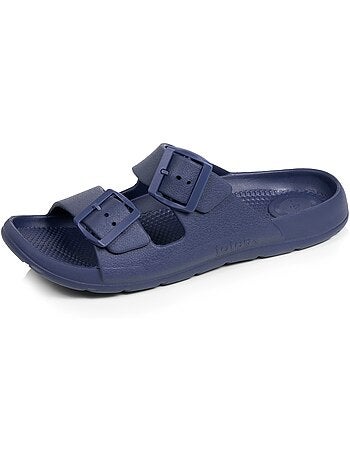 Ciabatte Doppio cinturino, suola comoda e leggera, sandalo da spiaggia, sandalo da Isotoner