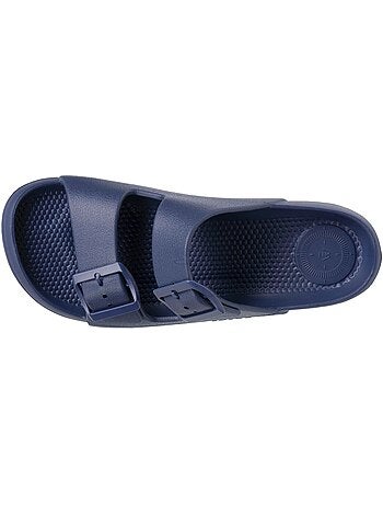 Ciabatte Doppio cinturino, suola comoda e leggera, sandalo da spiaggia, sandalo da Isotoner