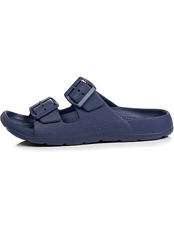 Ciabatte Doppio cinturino, suola comoda e leggera, sandalo da spiaggia, sandalo da Isotoner