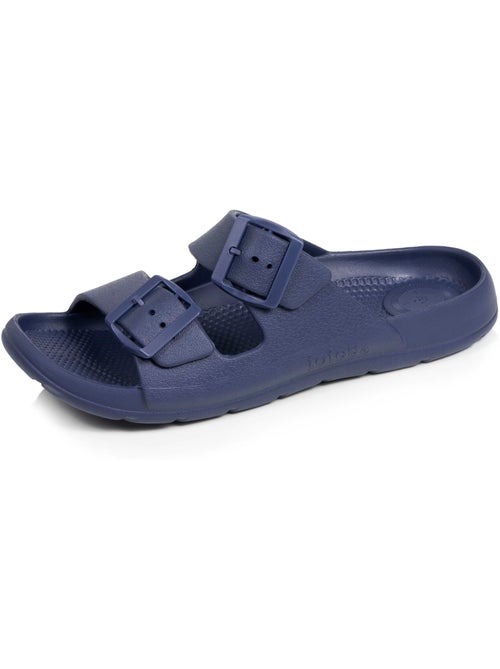 Ciabatte Doppio cinturino, suola comoda e leggera, sandalo da spiaggia, sandalo da  Isotoner - Kiabi