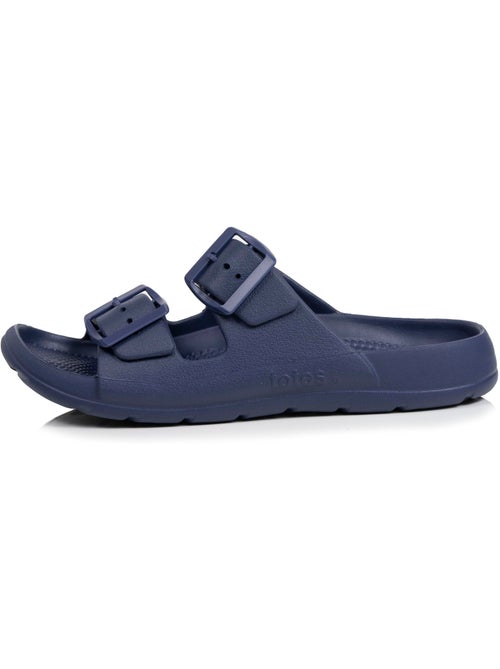 Ciabatte Doppio cinturino, suola comoda e leggera, sandalo da spiaggia, sandalo da  Isotoner - Kiabi