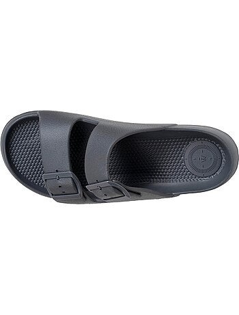 Ciabatte Doppio cinturino, suola comoda e leggera, sandalo da spiaggia, sandalo da Isotoner