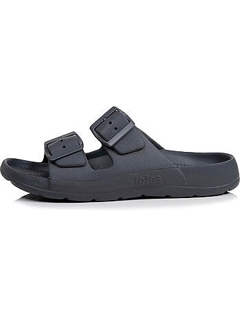 Ciabatte Doppio cinturino, suola comoda e leggera, sandalo da spiaggia, sandalo da Isotoner