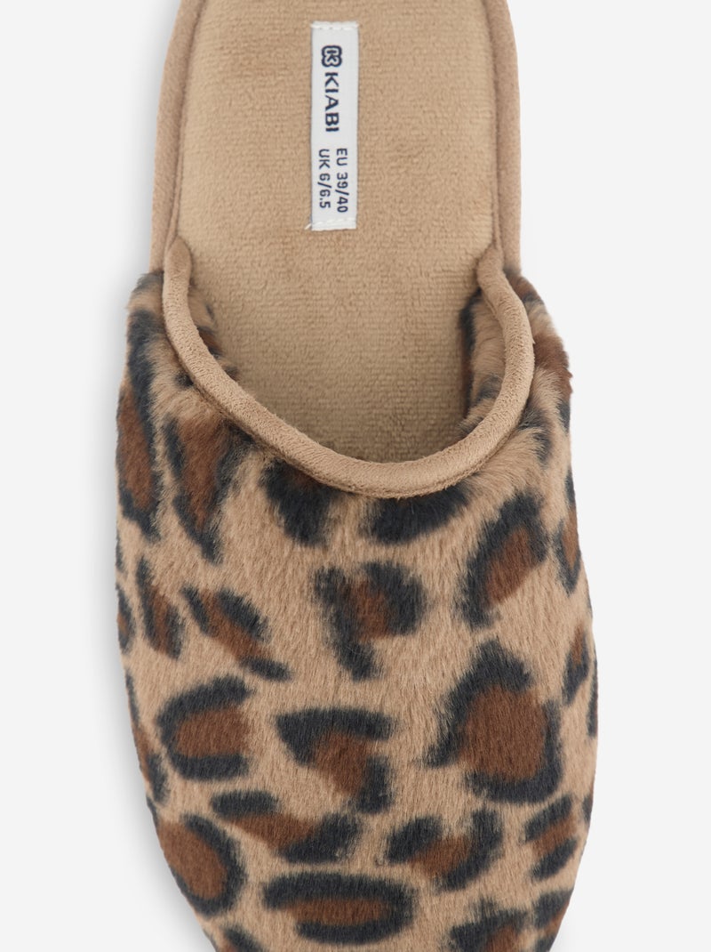 Ciabatte foderate Marrone - Kiabi