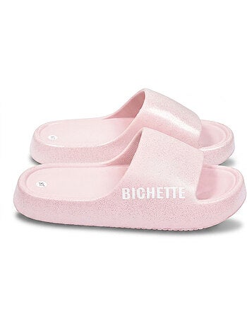 Ciabatte Glitter con Scritta Umoristica 4 Colori OZABI