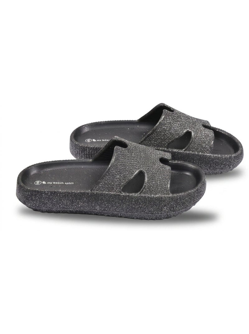 Ciabatte Glitter H-Strap EVA 6 Colori OZABI Nero - Kiabi